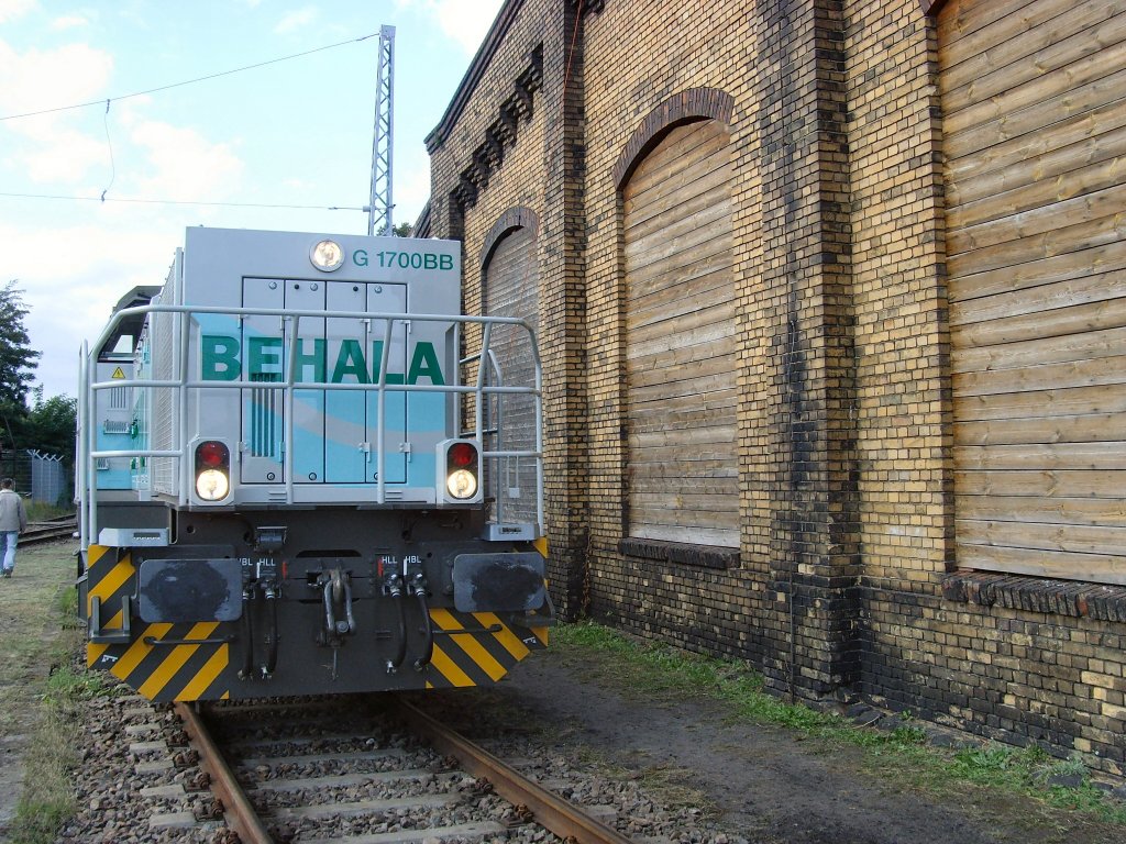 Diesellok der BEHALA in Schneweide 2009