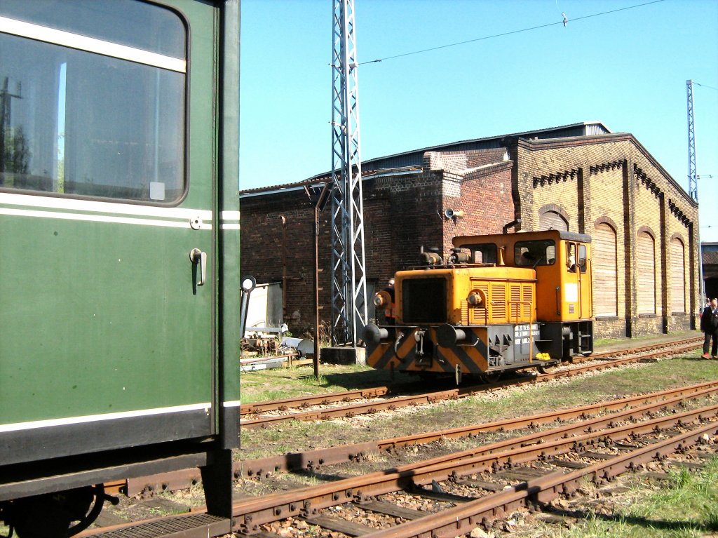 Kleinlokomotive in Schneweide