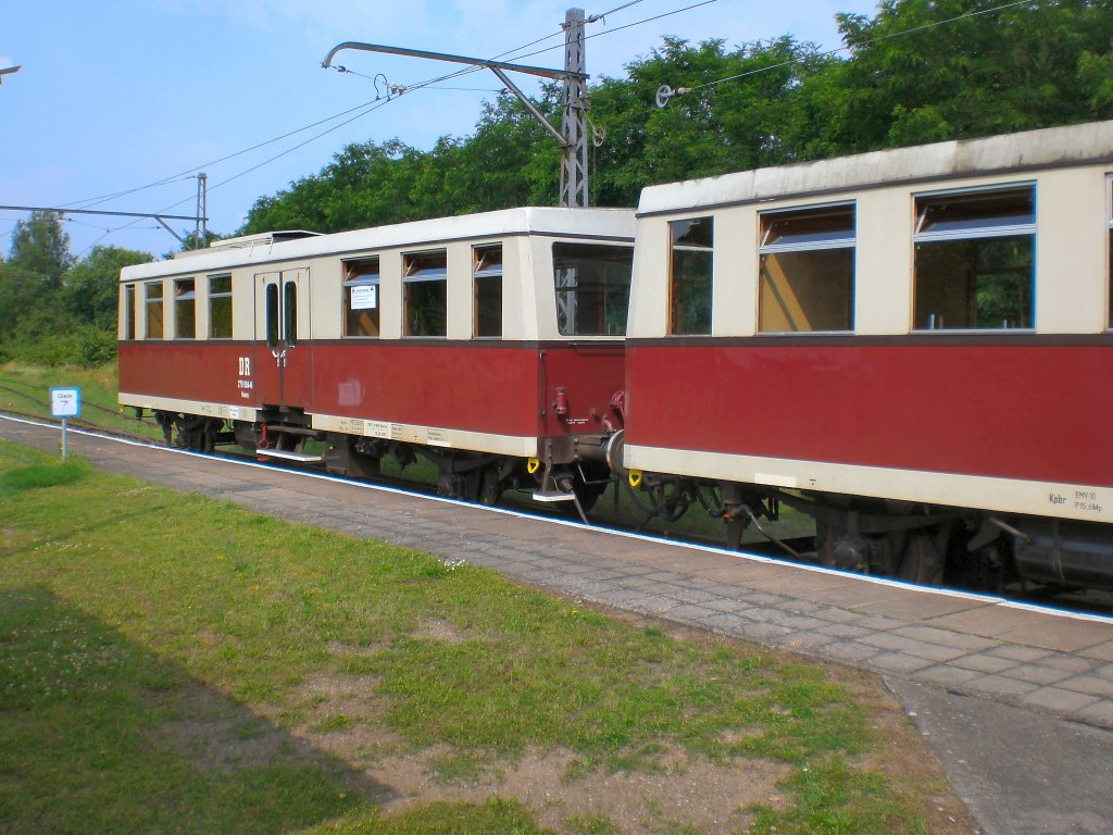 Abfahrtsbahnsteig in Mncheberg