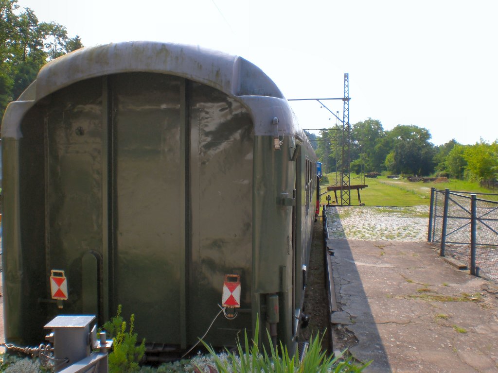 Alter Schnellzugwagen in Buckow