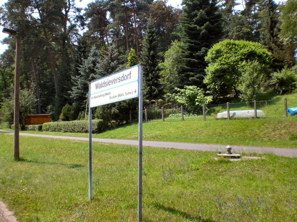 Bahnsteig Waldsieversdorf