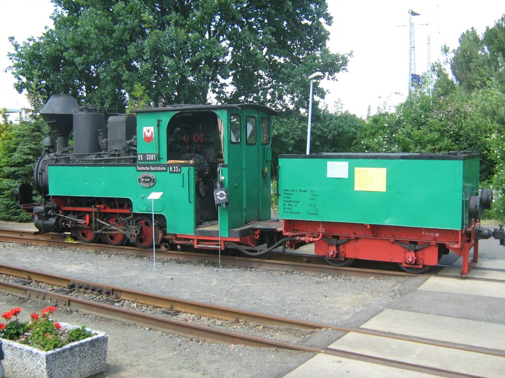 Dampflok Parkeisenbahn Cottbus 2009