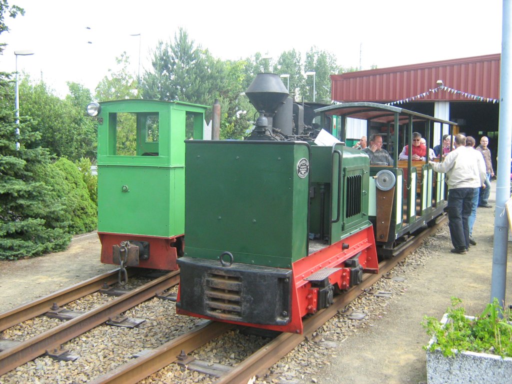 Dieselloks bei der Parkeisenbahn