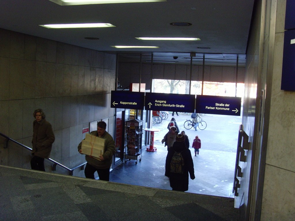 Durchgang Ostbahnhof