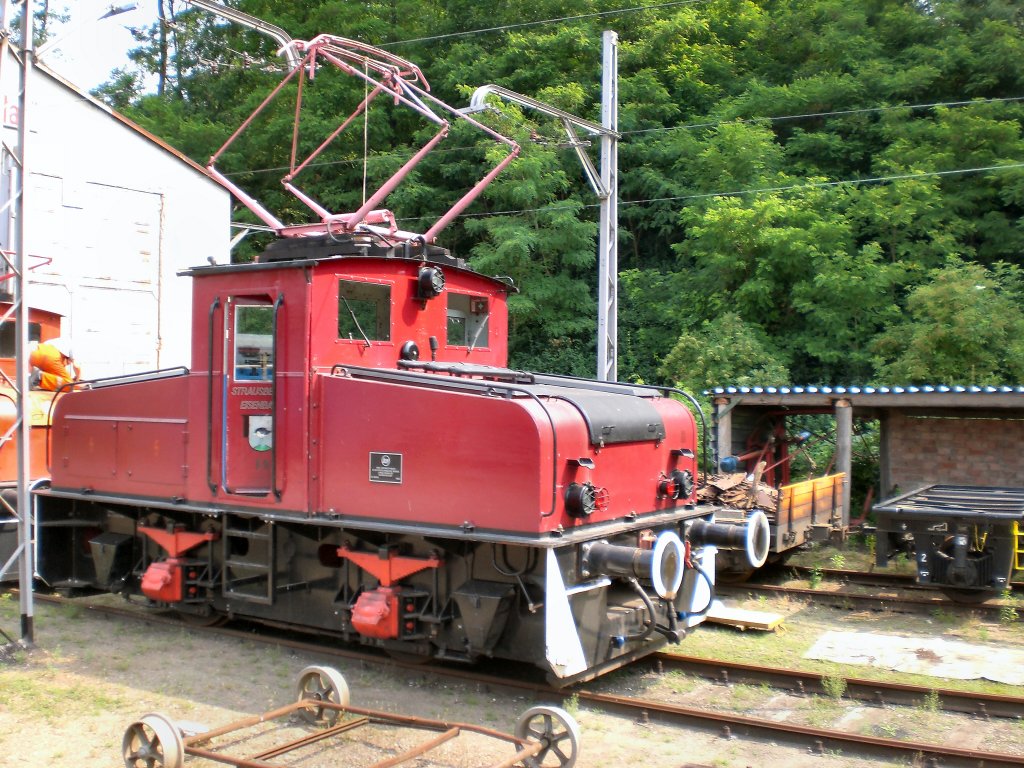 E-Lok der Strausberger Eisenbahn in Buckow