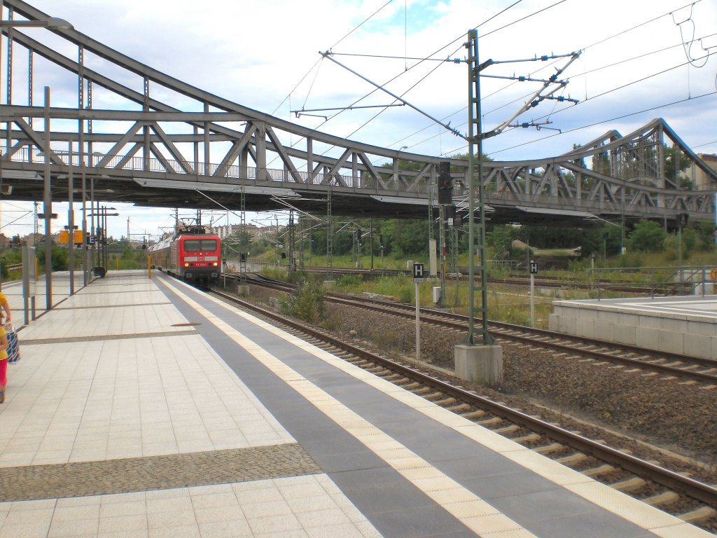 Einfahrt in den Bhf B-Gesundbrunnen