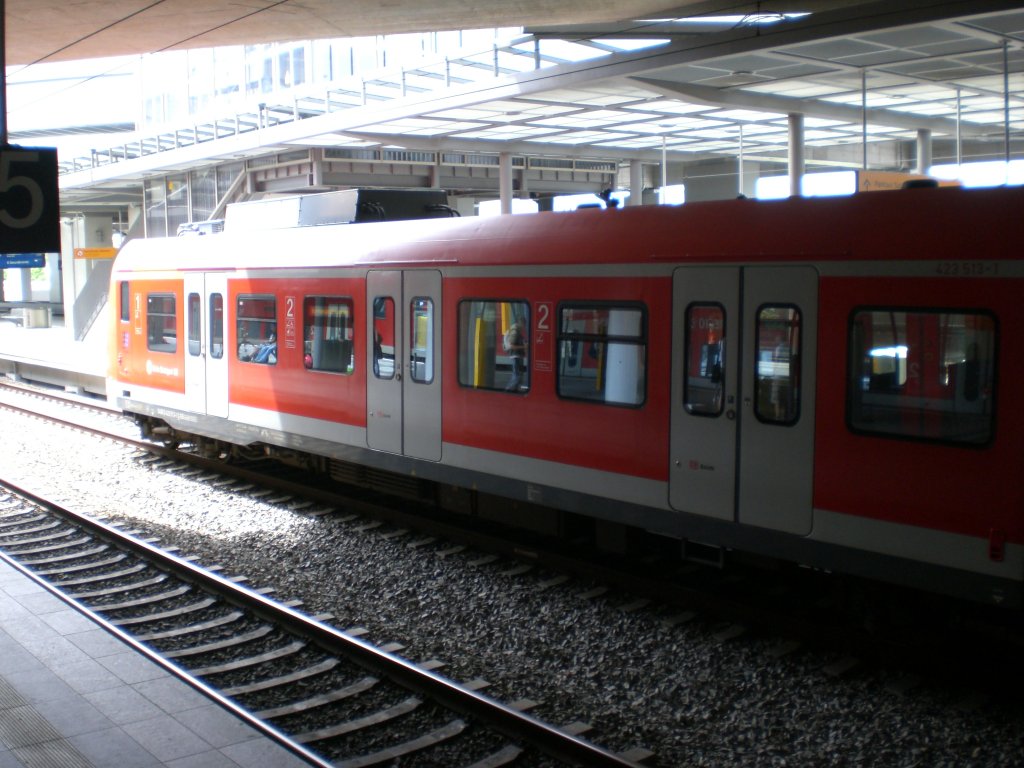 Elektrischer triebwagen der S-bahn Stuttgart