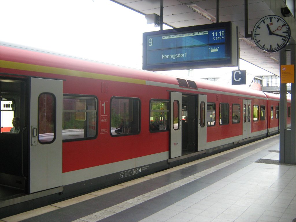 Ersatzverkehr nach Henningsdorf