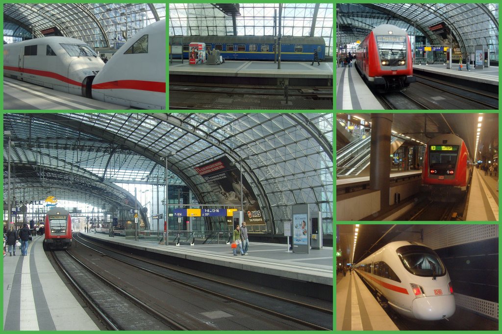 Montage Berlin-hauptbahnhof 2012