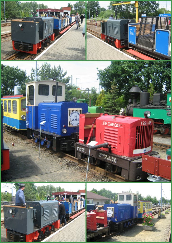 Montage Dieselzge Parkeisenbahn Cottbus