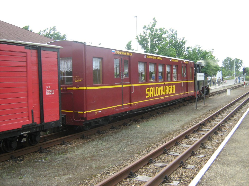 Parkeisenbahn in Cottbus mit Dampflok