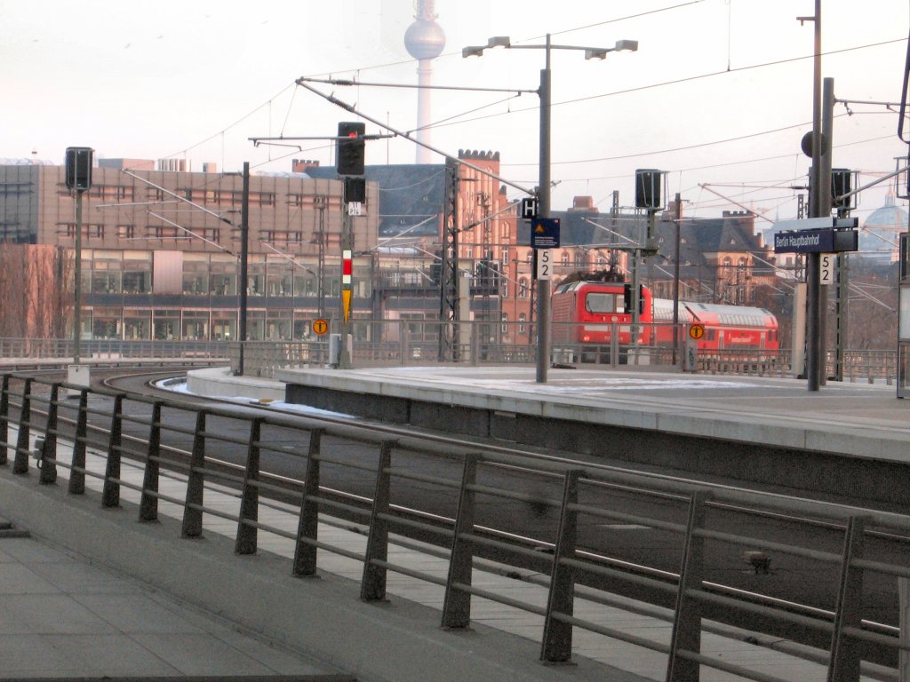 RB erreicht den hauptbahnhof