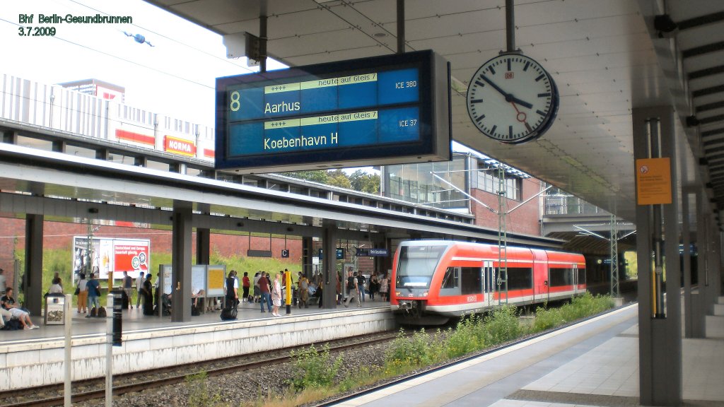 RB-Triebwagen in Berlin-Gesundbrunn