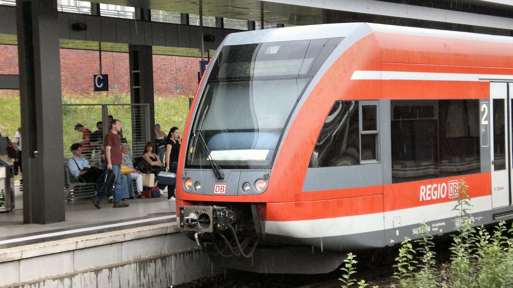 RB-triebwagen in Berlin-Gesundbrunnen