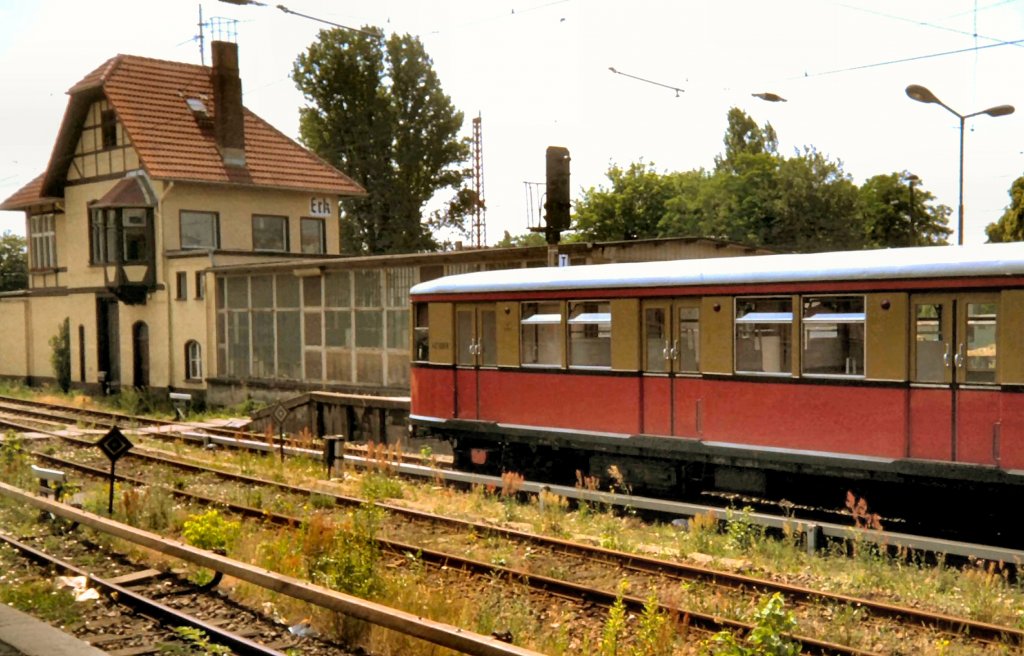 S-Bahn in Erkner zu DR-Zeiten