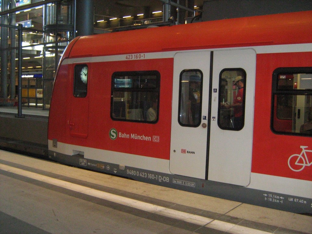 S-Bahn Mnchen im Hauptbahnhof Mnchen