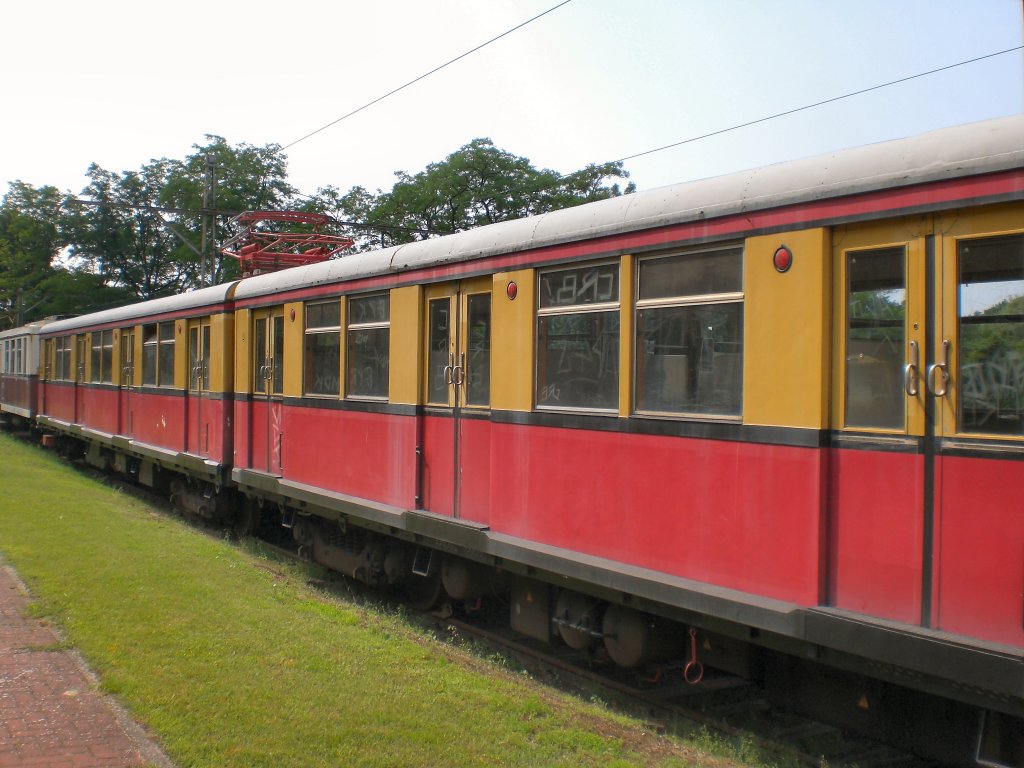 S-Bahnzug mit Stromabnehmer