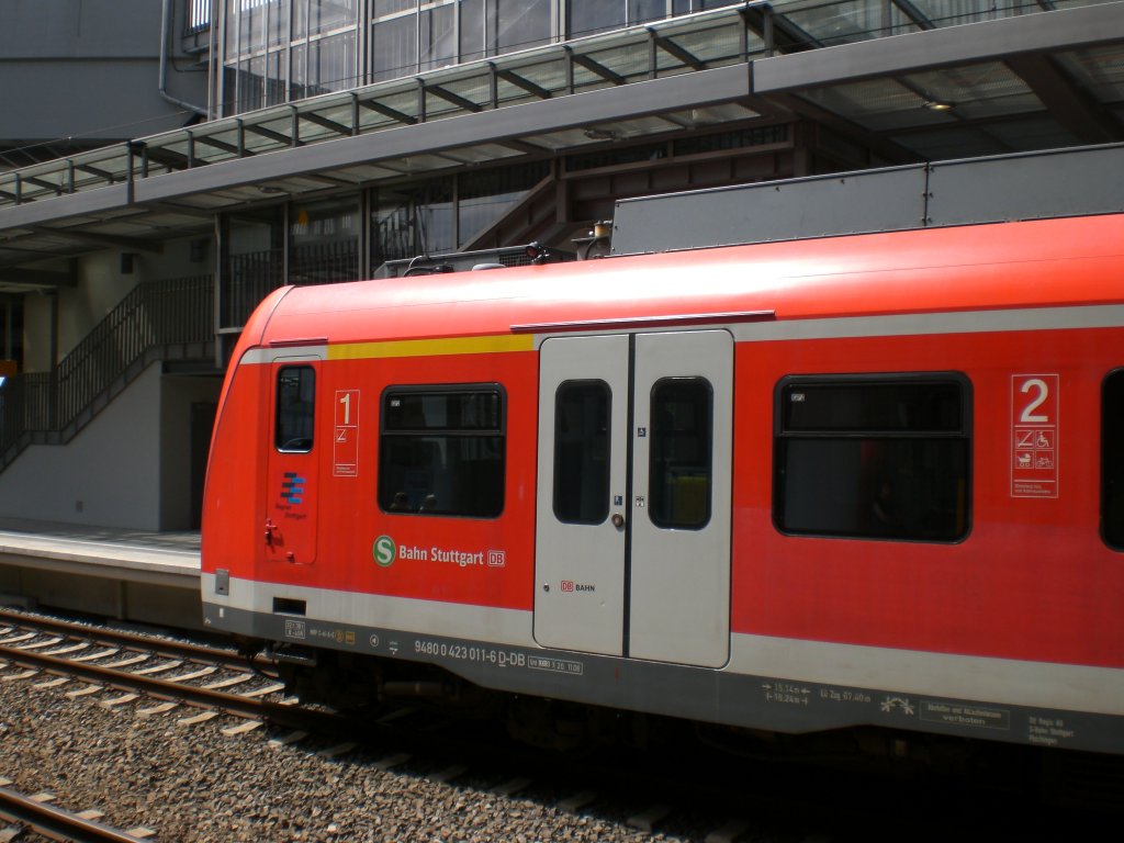 S-bahnzug Stuttgart im Sdkreuz