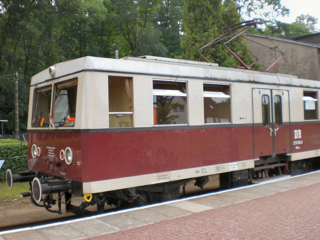 Triebwagen in Buckow 2009