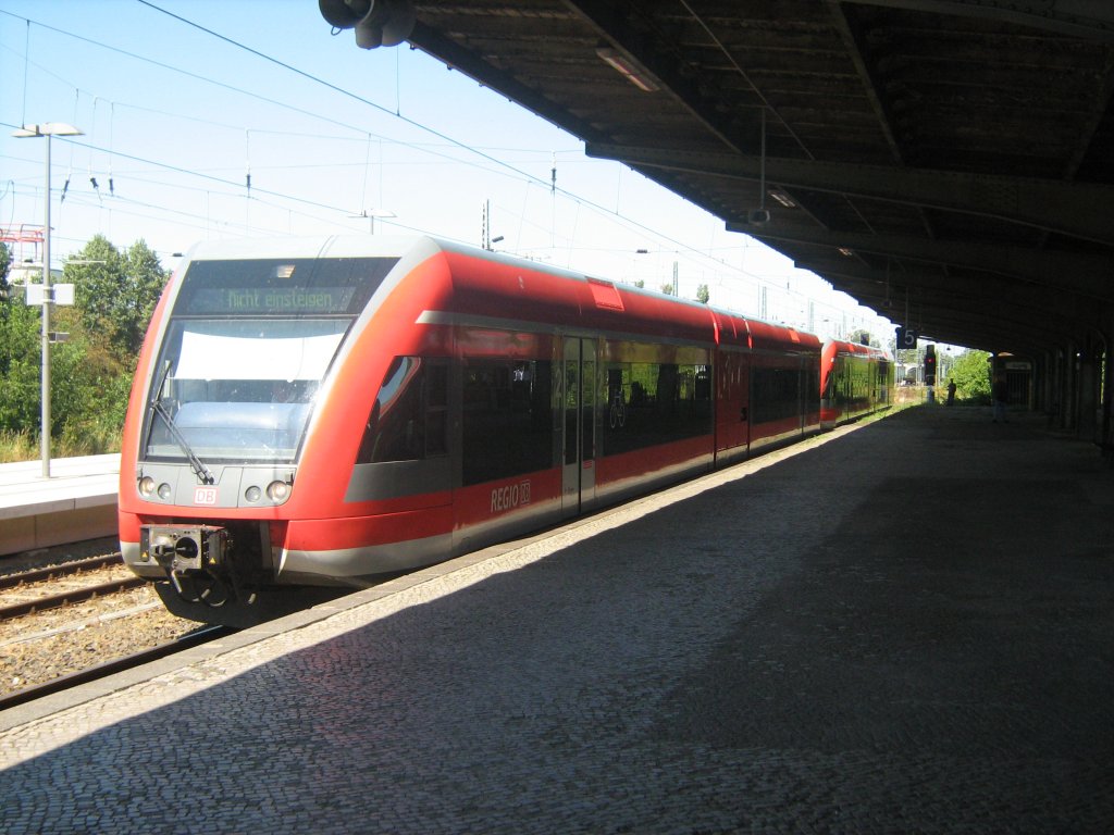 triebwagen der DB in henningsdorf 2012