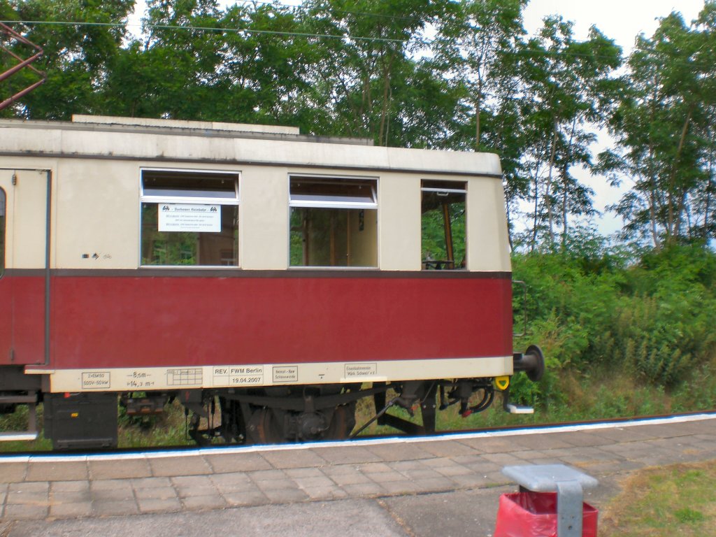 Triebwagen in Mncheberg