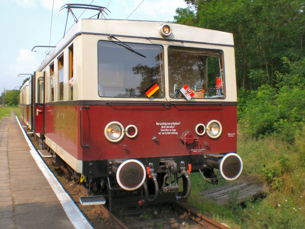 Vor der Abfahrt in Mncheberg