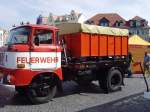 W50L der Feuerwehr Erfurt auf dem Domplatz